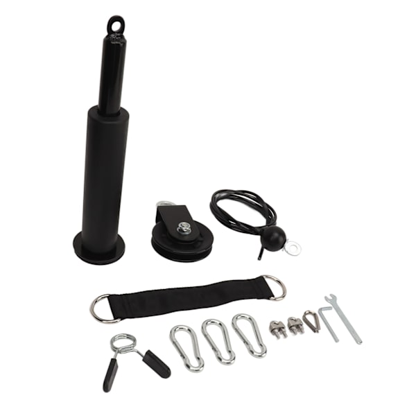 Vekt kabel trinse system DIY hjemme kabel trinse vedlegg for treningsstudio pull down biceps curl tricep arm treningsøkter
