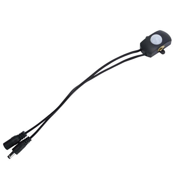 DC6V-24V LED-strimmel Infrarød Menneskekrop Detektor Sensor LED Infrarød Kropssensor Sort