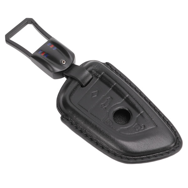 Läder 4 knappar smart bilnyckel fob cover fjärrkontrollskydd för X1 X2 X3 X5 X6 2 5 6 7 serie