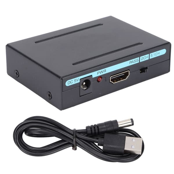 Audio Extractor HD Multimedia Interface til HD Multimedia Interface Stereo 4K Audio Converter til Fire Stick