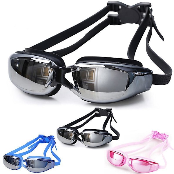 Anti-Dimma Simglasögon för Vuxna, Män och Kvinnor (3-pack, Svart/Rosa/Blå)