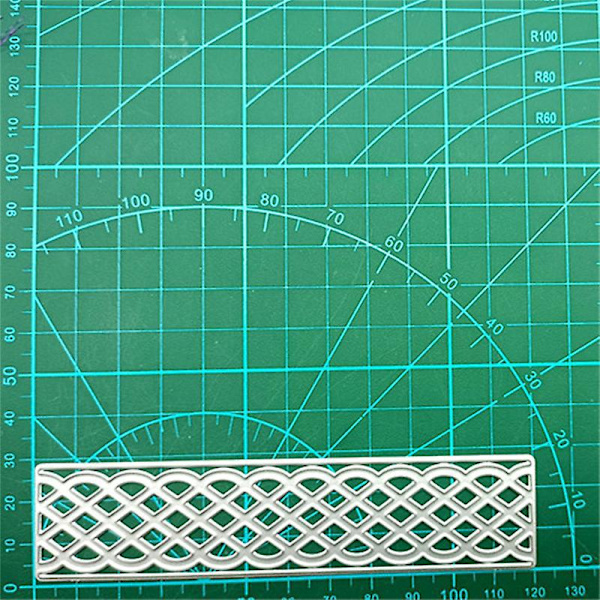 Metalliska Spetskant-Ram-Stansar - DIY Scrapbooking och Dekorativt Pappersprägling