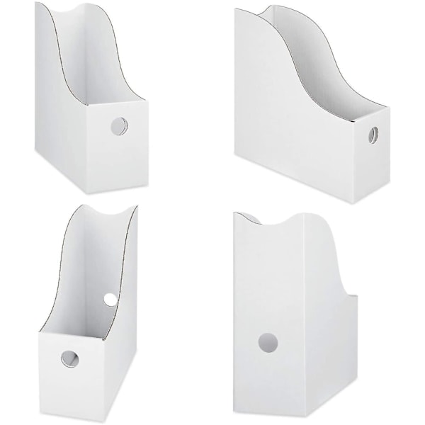Tidskriftssamlare - (2-pack, Vit), Dekorativa, Lätta att Montera & Förvara