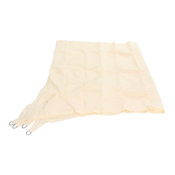 Solsejl i vandtæt polyester med UV-beskyttelse og rustfri stål D-ring til have, swimmingpool 9,8x9,8ft