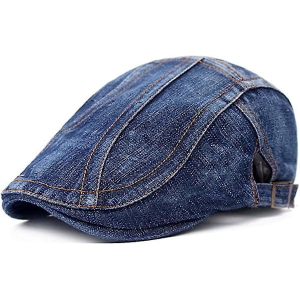 Beretmössa för Män Justerbar Platt Vintagehatt