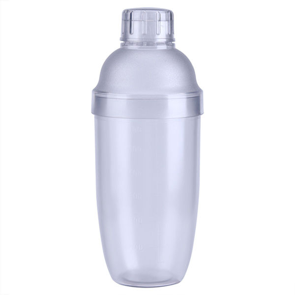 Anti läckage Transparent PC Resin Mjölk Te Cocktail Drink Shaker Bar Tool 700cc