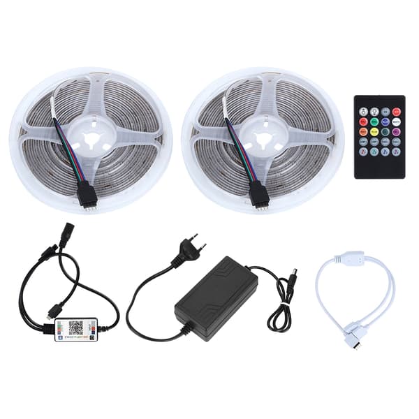 Vanntett intelligent 10m 540LED-stripslys for hjemmebar KTV-dekorasjon EU 100-240V