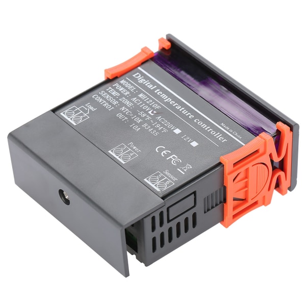 MH1210F digital temperaturkontrollkontroll termostat -58~194℉ Fahrenheit sensor AC110V