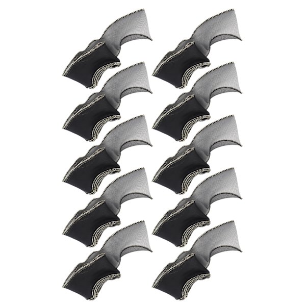 10 meter spetsband 60mm spiral DIY-tillbehör för hår sömnad dekoration presentinslagning svart-S1