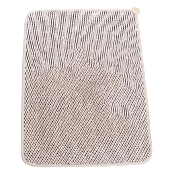yyhh Diskunderlägg Mikrofiber Diskhandduksmatta, Superabsorberande, Mikrofiber Diskhandduksmatta Beige