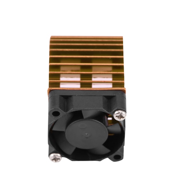 Kylfläns med kylfläkt för 1/10 skala elektrisk RC-bil 540 / 550 motor (guld)