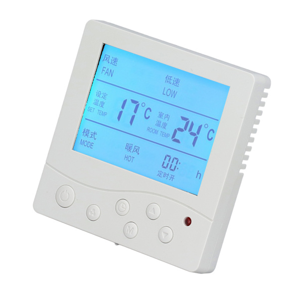 Central Air Conditioning Termostat Pålidelig Anti Interferens Smart LCD Termostat til Hjem 220V