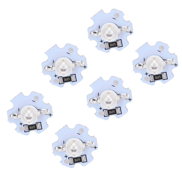 25 stk 5V LED-chips 200LM 1W High Power LED-lampeperler til gør-det-selv belysningsarmaturer Blåt lys 455‑460NM