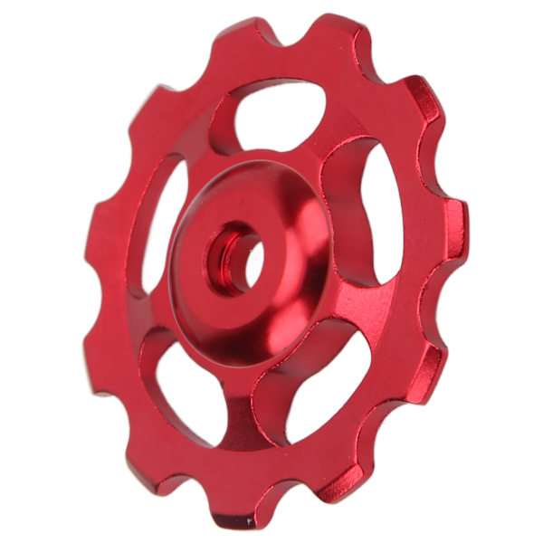 Mountainbike kedjehjul aluminiumlegering 11 tänder svänghjul Styrhjul Utbytbara cykelkomponenter Röd