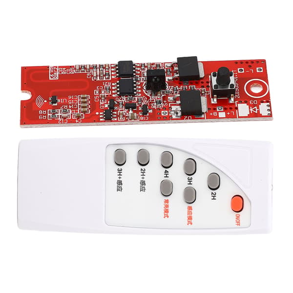 Solarladeregulator Board Bevegelsessensor Kontrollmodul Solcellelyskretskort for 3.2V 3.7V Batteri