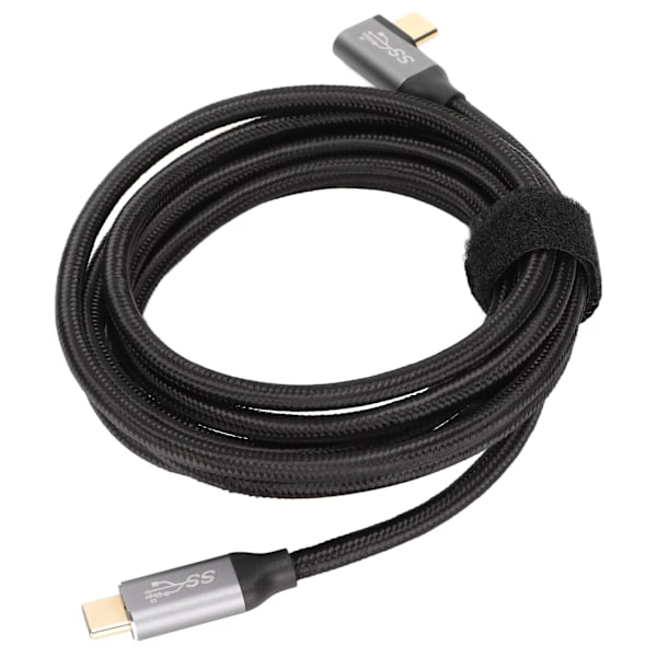 2m 100W 4K Oikea kulma 5A Type C PD -kaapeli Huawei-puhelimille ja -tableteille USB C - USB C -kaapeli