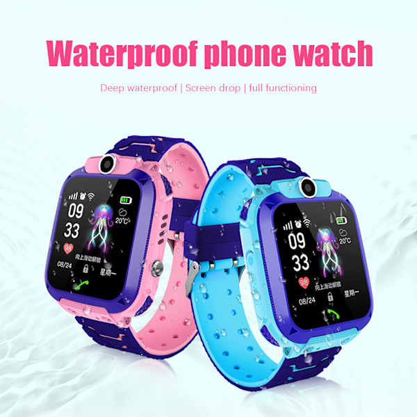 Smartwatches til børn Vandtæt Smart Watch Præcis positionering Tracker Smart Phone Watch Gave