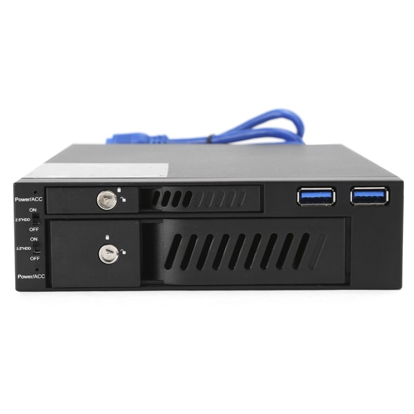 Hard Disk Mobil Rack Case DualDisk Optisk Drive Extraction Box 2.5/3.5 Bracket USB MR6203