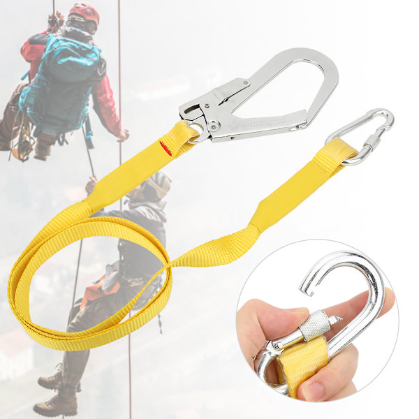 Utomhus bergsklättring Klättring Taktäckning Takläggare Flygarbete Säkerhetsbälte Skydd Sele Lanyard Krok Utrustning