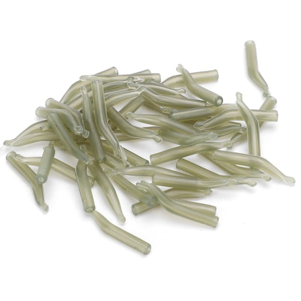 100 stk. 20 mm PE anti-tangles line sigte hylster lysegrøn karpefiskeri tilbehør