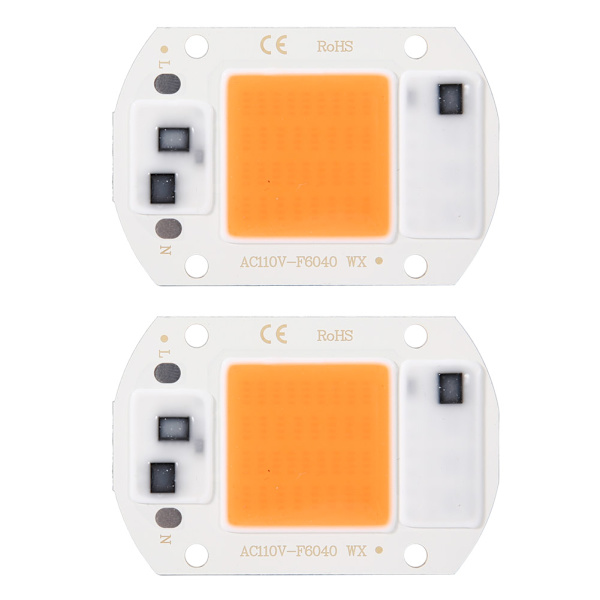 2 kpl AC110V 20W kirkas integroitu LED-siru kasvivalaisimen valonlähde COB-siruja