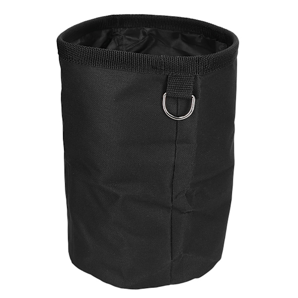 Sammenklappelig indkøbspose med stor kapacitet, krogdesign, lukkesnor, enkel betjening, opbevaringskurv