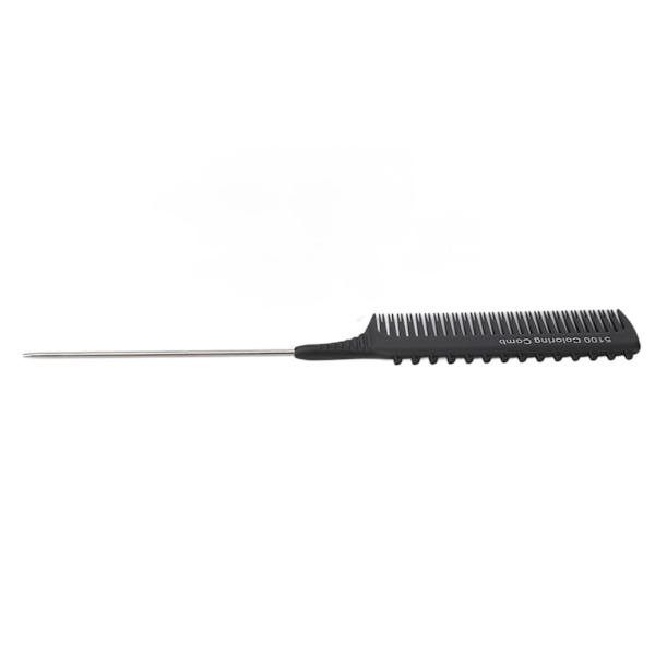 Fremheving Clip Kam Erting Foiling Salong Retting Hår Clip Styling Veving Rotte Hale skille kam for unisex svart