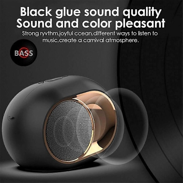 2025 Lämplig Gyllene Ägg Bluetooth-högtalare, SLKQQQIQ Portabel High-End Trådlös Högtalare, 108 DB Stereo Bluetooth-högtalare Mini Bluetooth-spelare, Super