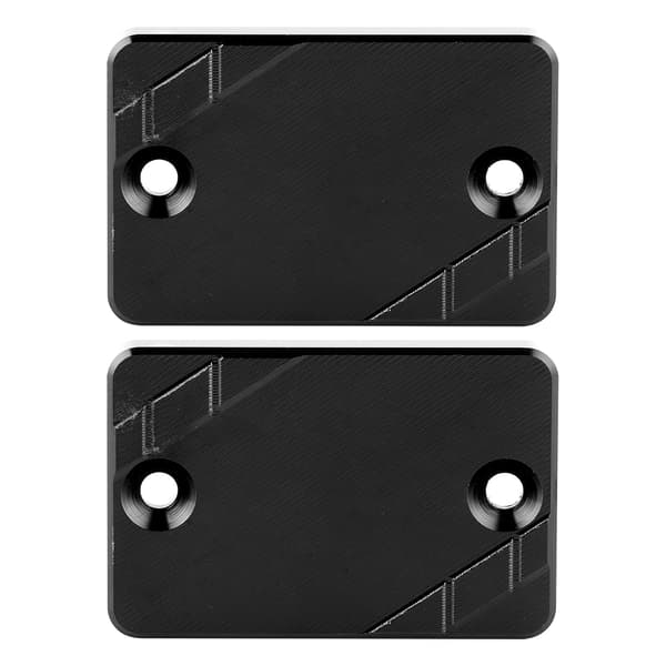 2 stk. Dæksel til bremsevæskebeholder foran og bag, passer til Honda CB300F CBR500R CB500F CB500X, sort