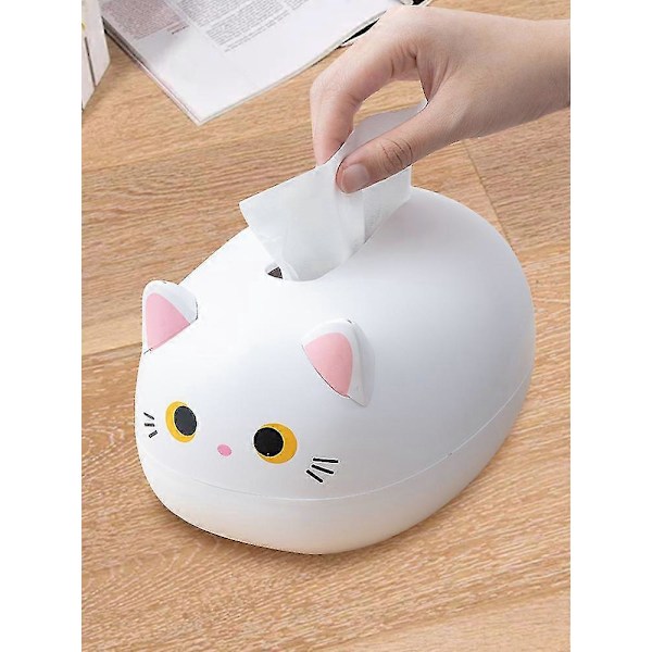 Hotel Cat Tissue Box Hushållsbil Nordisk Stil Heminredning Toalett Zekai