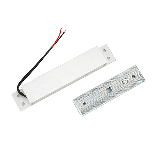 DC12V 180kg 397lb Elektromagnetisk lås Holdekraft til adgangskontrol Enkelt dør