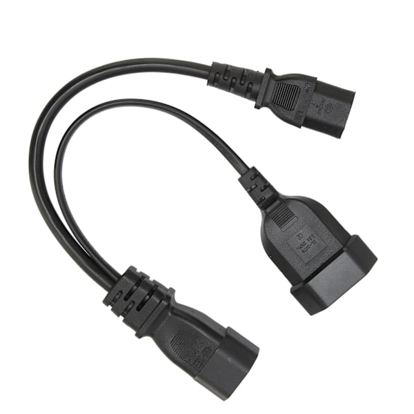 IEC320 C14–IEC320 C13 ja EU- power Professional Y -jakajan power johto 12,6 tuumaa 10 A 250 V