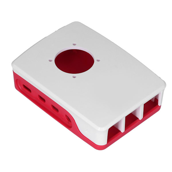 Beskyttelsesetui til Raspberry Pi ABS-kabinet Husdæksel med køleventilator Sort ventilator