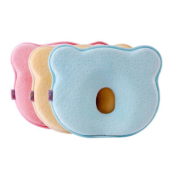 1 stk. Babypute Morfologisk Hodestøtte, 23cm*26cm*3cm, Blå