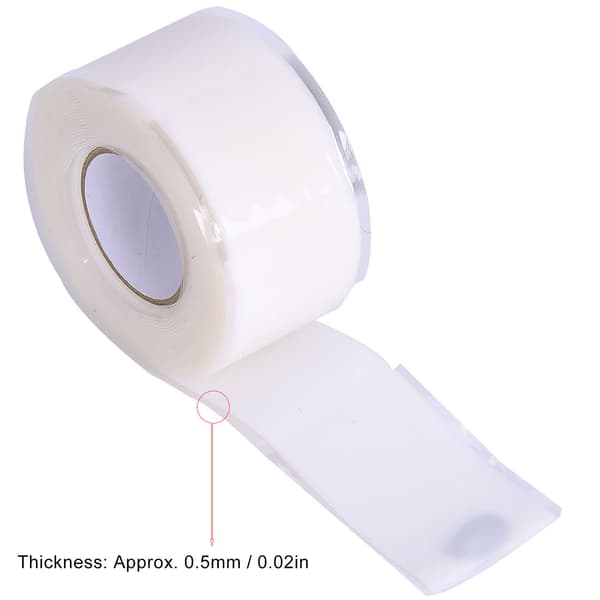 Vattentät Tejp Stark Vidhäftning PVC PPR Rör Reparationsmaterial Vit/RödVit