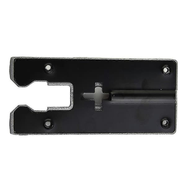 Stikksag Gulv Jig Base Montering Sag Svart+sølv Beslag Deler Tilbehør Aluminium/Jern