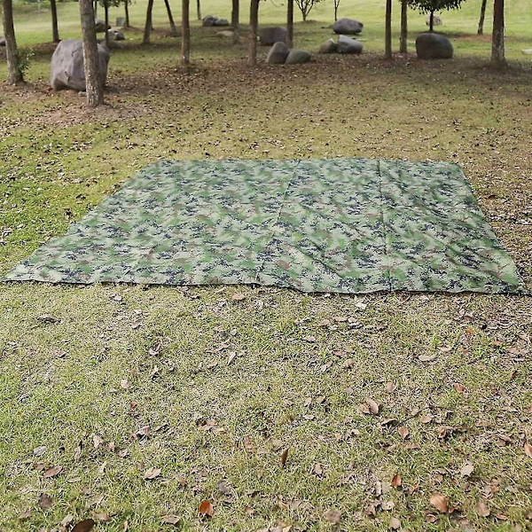 Multifunktionell Portabel Camping Tält Vattentät Presenning UV-Skydd Kraftig Solsegel Markis Solskydd för Utomhus BBQ Diverse Väder 300CMx290CM