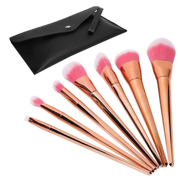 Ammattimainen kosmeettinen set Soft Hair Blusher Loose Powder Brush Meikkityökalu pussilla