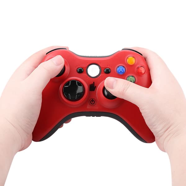 Trådløs controller til Xbox 360 Game Controller Gamepad til Xbox 360 til Win/XP/MAC (rød)