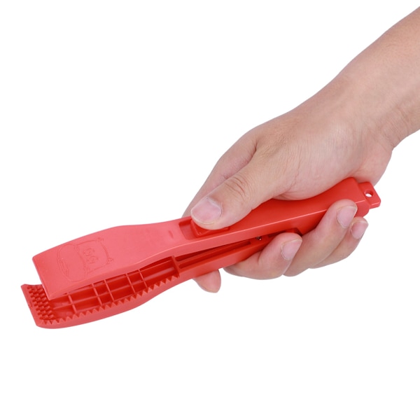 ABS Fiske Kontrollklämma Fisk Kropp Fästklämma Controller Utrustning med Låsomkopplare Röd
