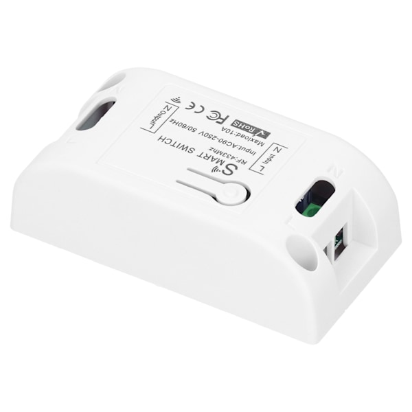 Trådløs fjernbetjeningsswitch modtager 1CH relæcontroller til hjem hotel lampe 90‑250V