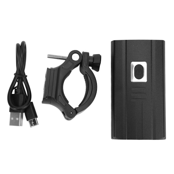 Sykkellys USB-oppladbar lys sykkellykt vanntett sykkellys foran for sykling
