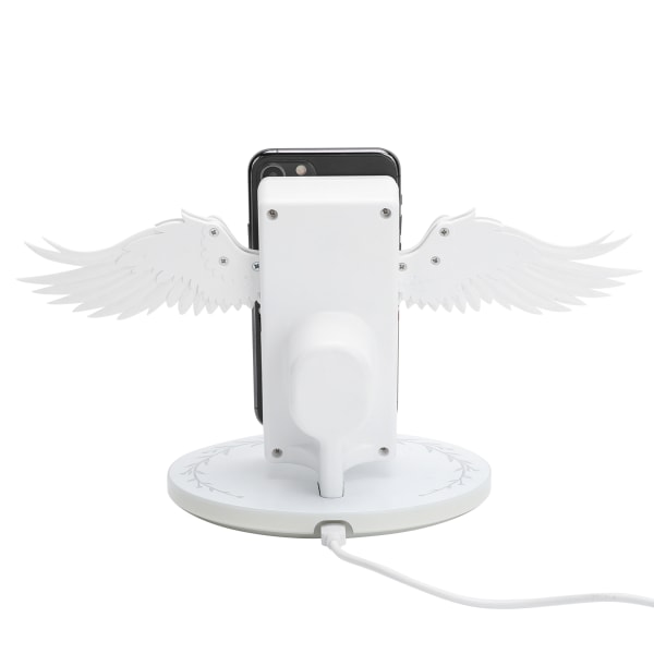 10W trådlös laddare Angel Wing Style Snabbladdning för mobiltelefon Universal för kontorshem