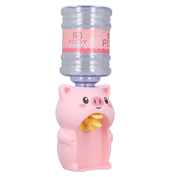 Barnvatten Dispenser Leksak Söta Cartoon Gris Form Design Miniatyr Dricksfontän för Över 3 År Gamla