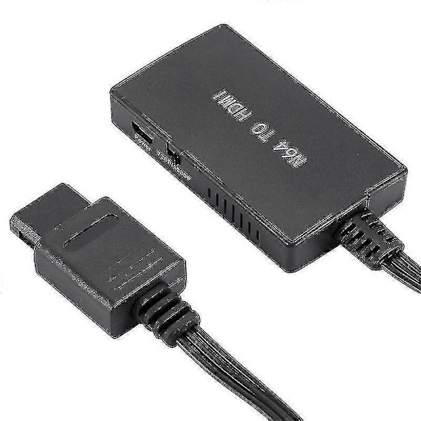 N64 til HDMI Konverter Adapter - Plug and Play til N64 Super SNES - HD Link Kabel til N64 til Nyt HDMI TV