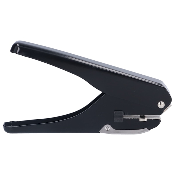 Hole Puncher Single 10 Pages Labor Saving Handle Punching Machine for Business Cards Plastics