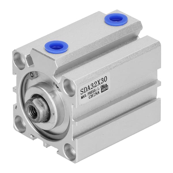 Luftcylinder Aluminium Tynd Dobbeltvirkende Forseglende Pneumatiske Komponenter Tilbehør Boring 32mmSDA32x30