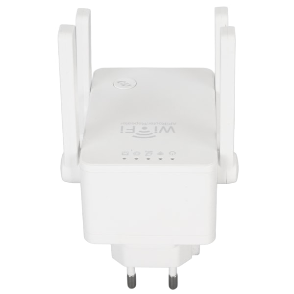 Internet Booster 4 Antenner AP Router Reläläge Indikatorlampa Autoparning WiFi Signalförstärkare för hem 100‑240V EU-kontakt