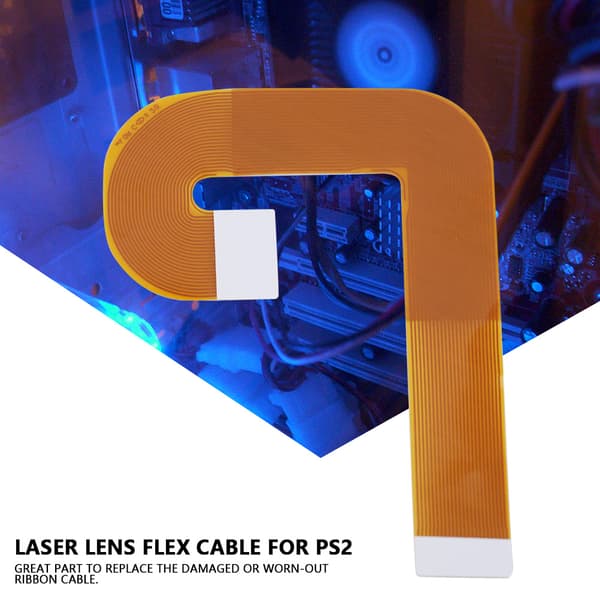 9W Pickup Laserlinse Flat Ribbon Flexkabel Reparasjonsdel for PS2