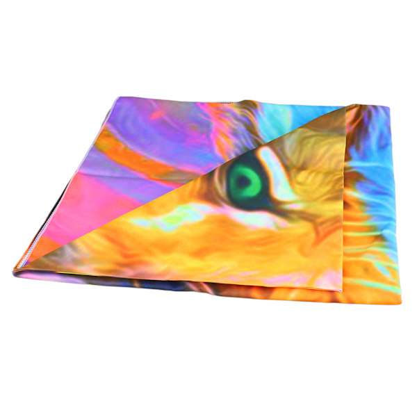 Blacklight Gobelin Blød Utsøgt Farvefast Løve Gobelin UV Reaktiv Gobelin til Soveværelse Stue GTYH 187 230x180cm/90.5x70.9in (B x H)